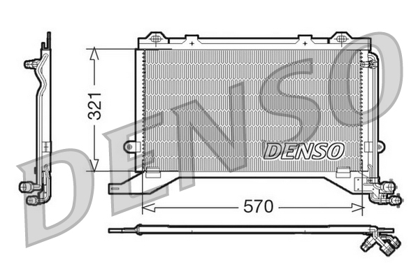 Airco condensor Denso DCN17020