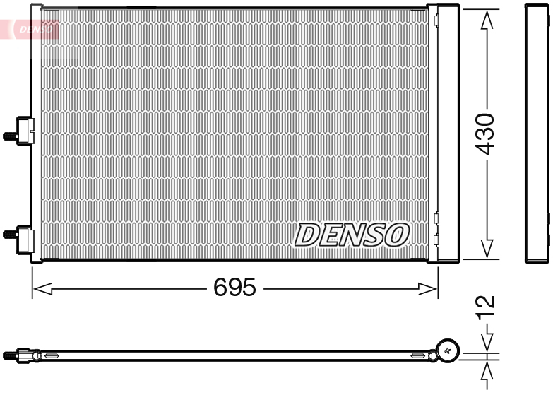 Airco condensor Denso DCN17061