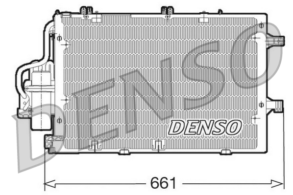 Airco condensor Denso DCN20015