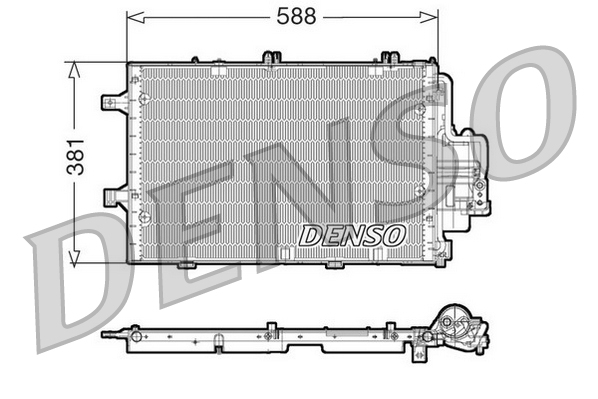 Airco condensor Denso DCN20020