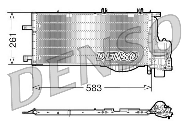 Airco condensor Denso DCN20022