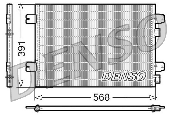 Airco condensor Denso DCN23011