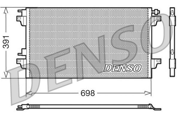 Airco condensor Denso DCN23015