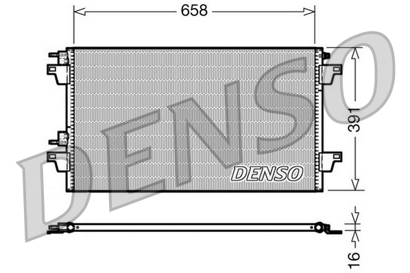 Airco condensor Denso DCN23018