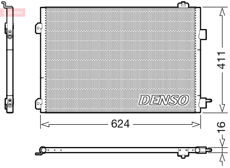 Airco condensor Denso DCN23027