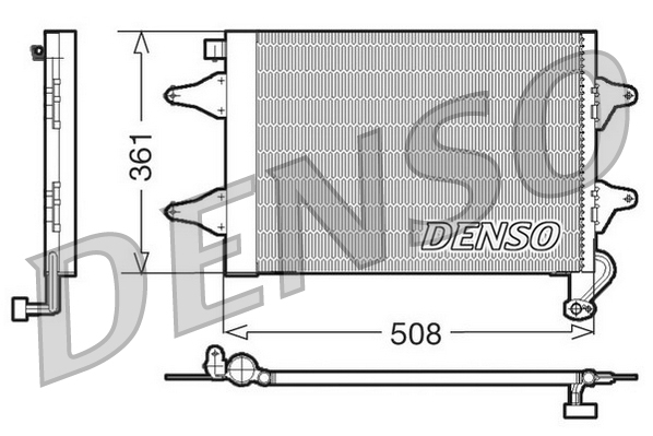 Airco condensor Denso DCN27004