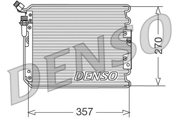 Airco condensor Denso DCN28001