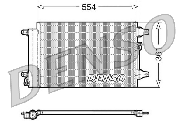 Airco condensor Denso DCN32015