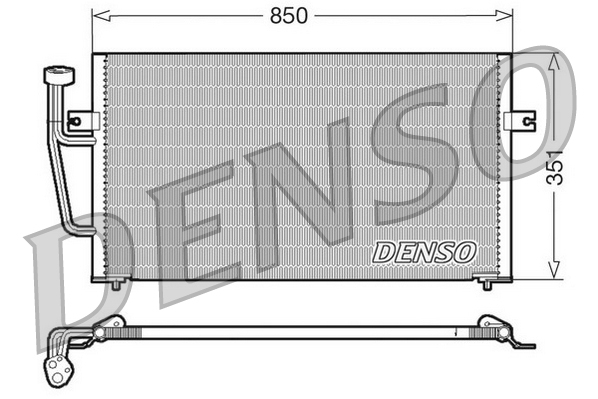 Airco condensor Denso DCN33007