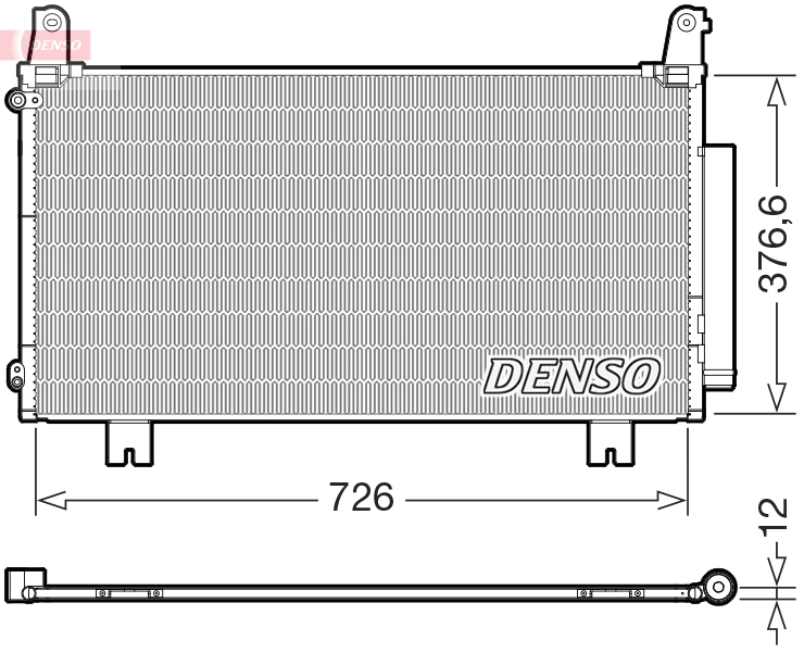 Airco condensor Denso DCN40034