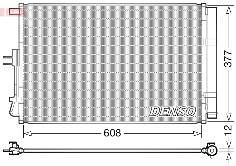 Airco condensor Denso DCN43003