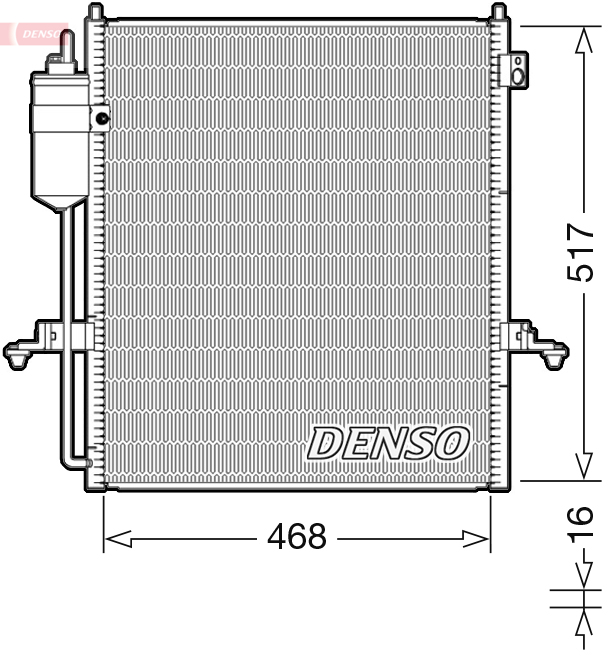 Airco condensor Denso DCN45004