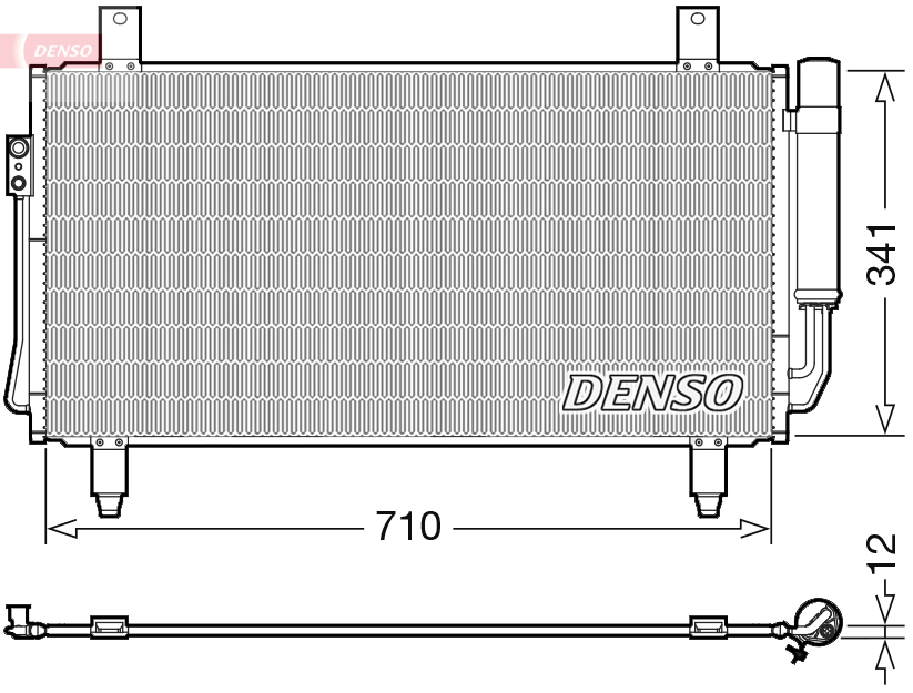 Airco condensor Denso DCN45006