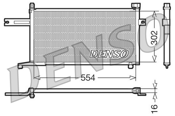 Airco condensor Denso DCN46005