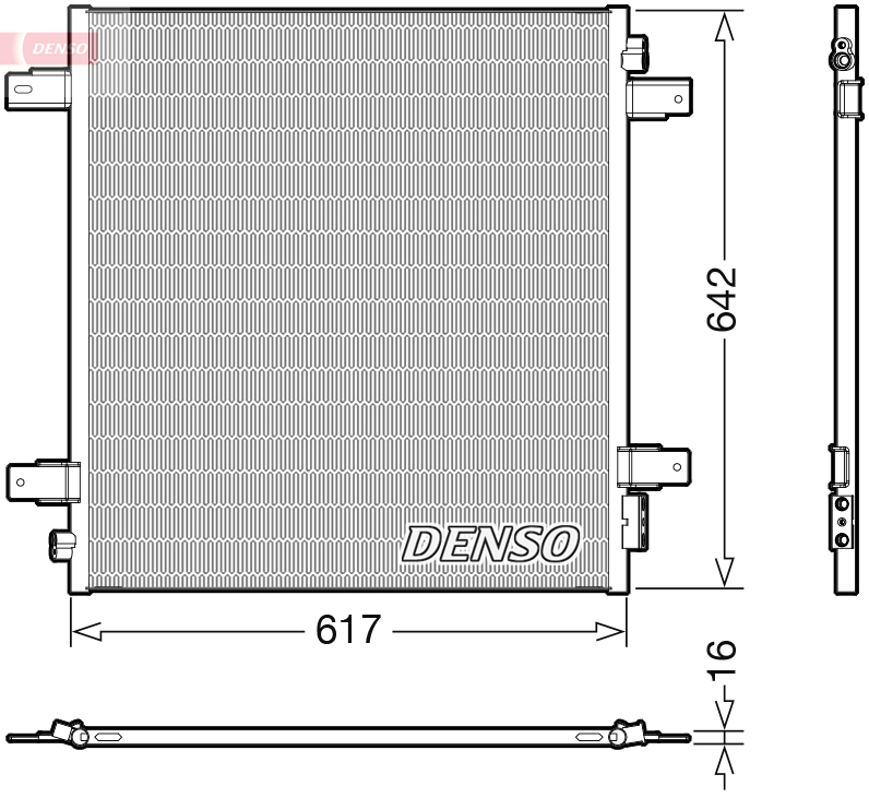 Airco condensor Denso DCN46027