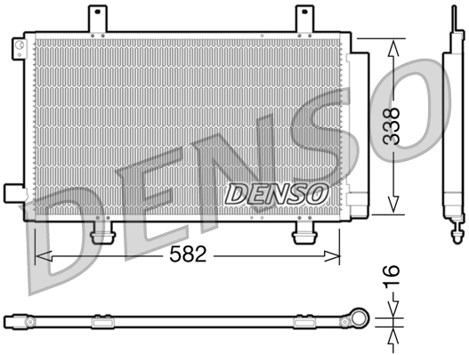 Airco condensor Denso DCN47002