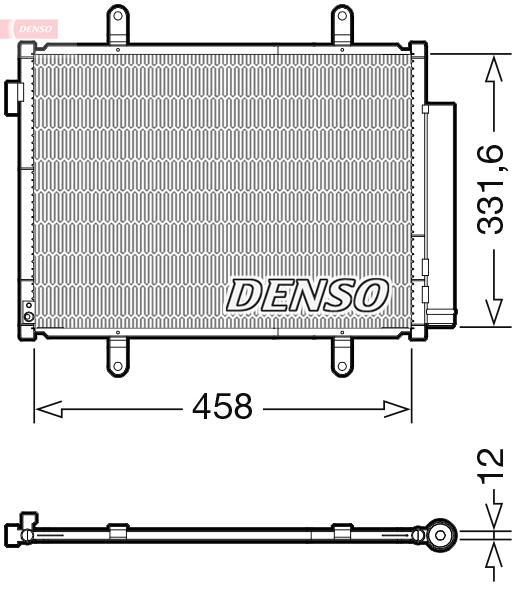 Airco condensor Denso DCN47011