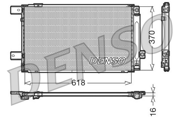 Airco condensor Denso DCN50005