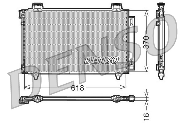 Airco condensor Denso DCN50009