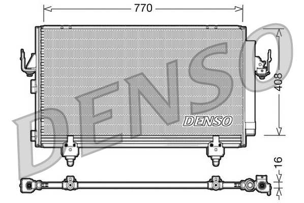 Airco condensor Denso DCN50031