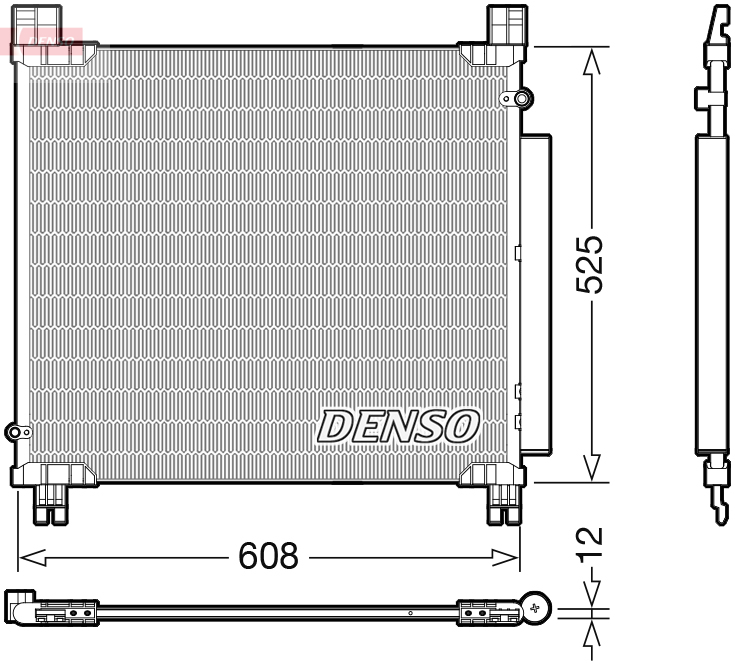 Airco condensor Denso DCN50050