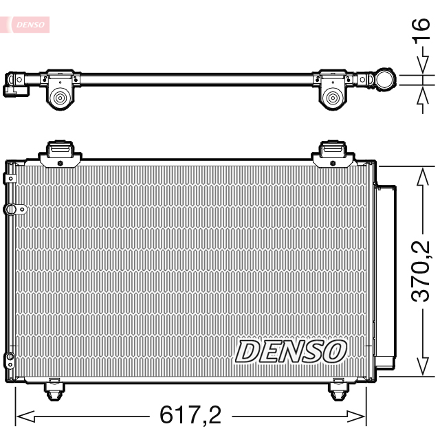 Airco condensor Denso DCN50112