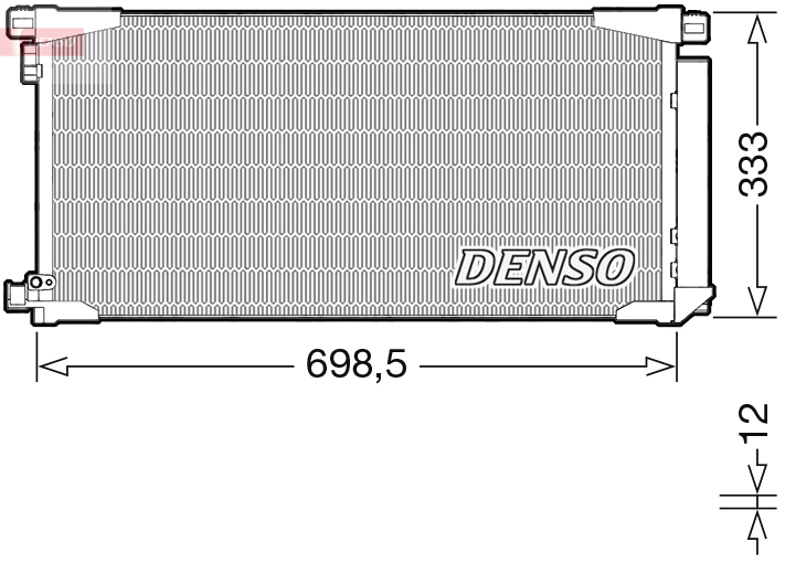 Airco condensor Denso DCN50115