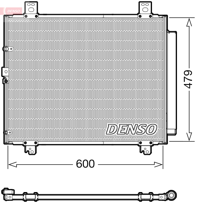 Airco condensor Denso DCN50118