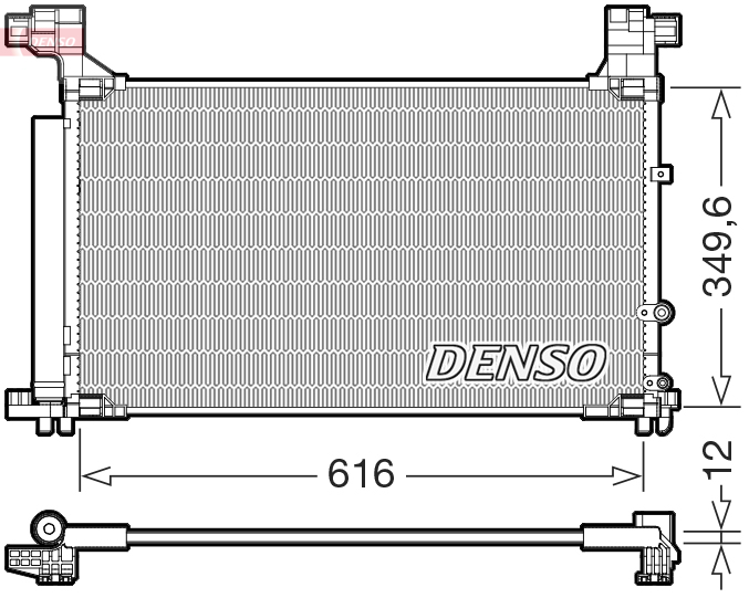 Airco condensor Denso DCN50132