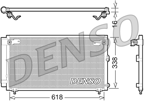 Airco condensor Denso DCN51006