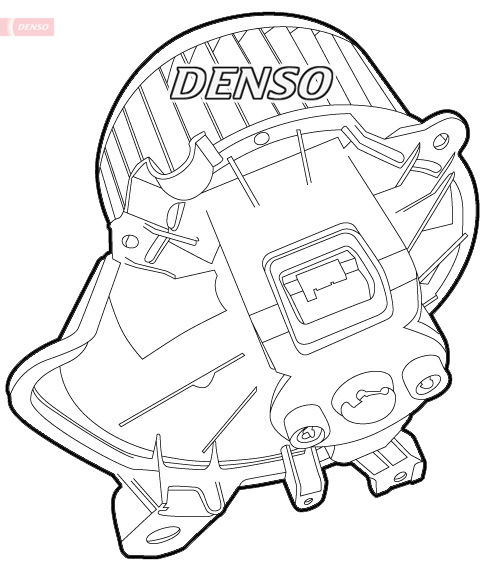 Kachelventilator Denso DEA01010