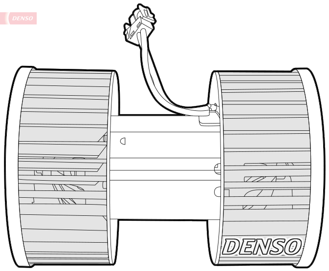 Kachelventilator Denso DEA05003