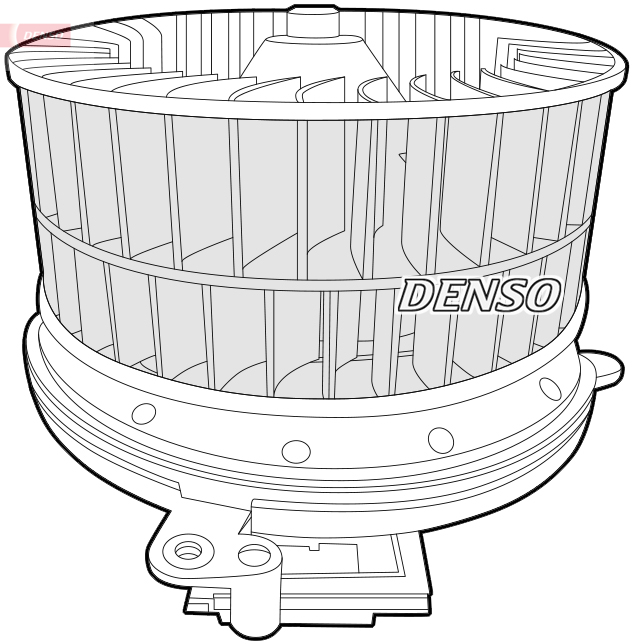 Kachelventilator Denso DEA17008