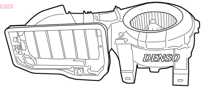 Kachelventilator Denso DEA23001