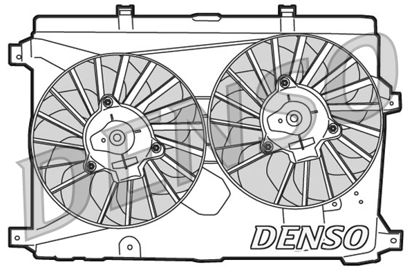 Ventilatorwiel-motorkoeling Denso DER01015