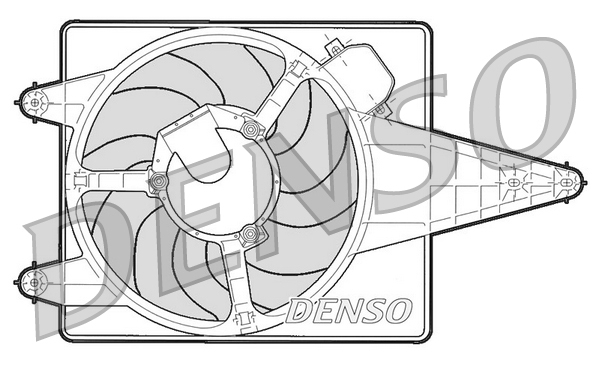 Ventilatorwiel-motorkoeling Denso DER01204