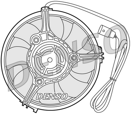 Ventilatorwiel-motorkoeling Denso DER02001