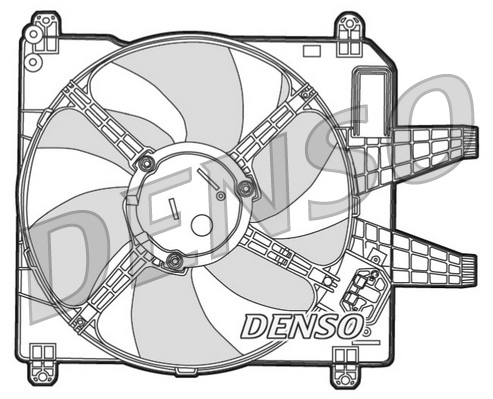 Ventilatorwiel-motorkoeling Denso DER09004