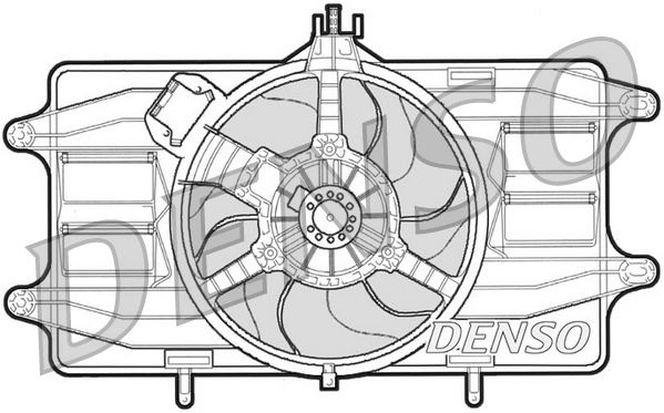 Ventilatorwiel-motorkoeling Denso DER09021