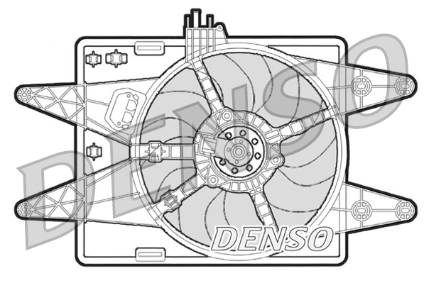 Ventilatorwiel-motorkoeling Denso DER09022