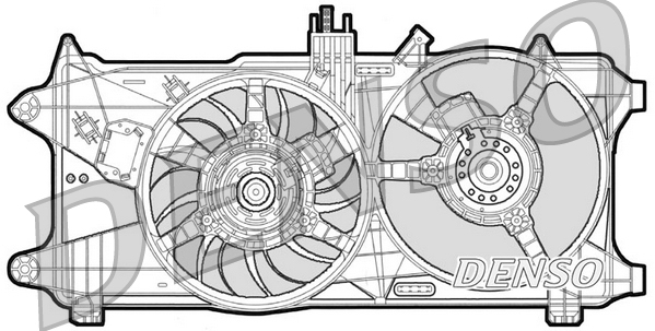 Ventilatorwiel-motorkoeling Denso DER09026