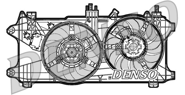 Ventilatorwiel-motorkoeling Denso DER09027