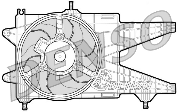 Ventilatorwiel-motorkoeling Denso DER09038