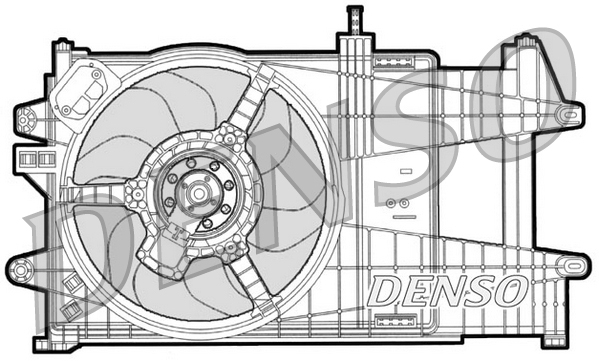 Ventilatorwiel-motorkoeling Denso DER09039