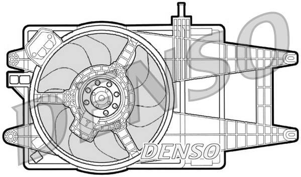 Ventilatorwiel-motorkoeling Denso DER09042