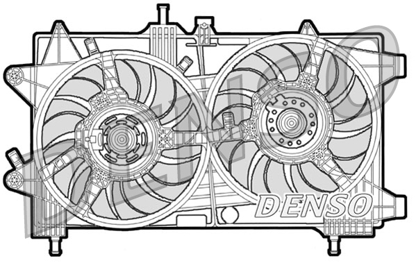 Ventilatorwiel-motorkoeling Denso DER09043