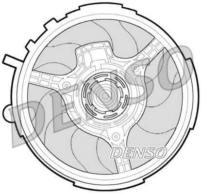 Ventilatorwiel-motorkoeling Denso DER09061