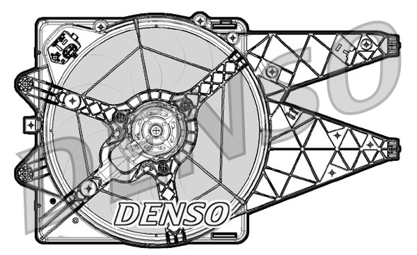 Ventilatorwiel-motorkoeling Denso DER09064