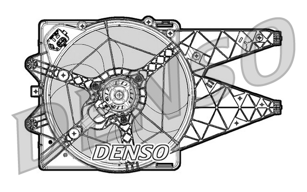 Ventilatorwiel-motorkoeling Denso DER09065