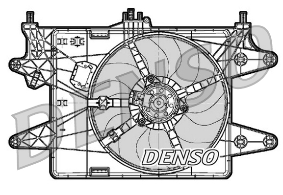 Ventilatorwiel-motorkoeling Denso DER09083